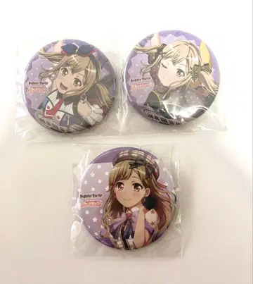 BanG Dream! 뱅드림 이치가야 아리사 CD 특전 캔뱃지 세트