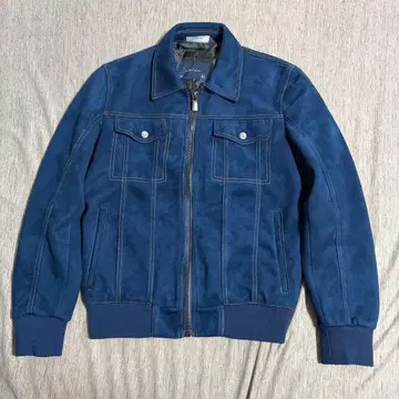 ZARA MAN 스웨이드 데님 자켓 네이비 사이즈 S