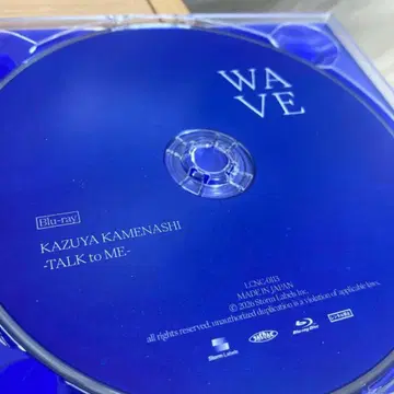 카메나시 카즈야 WAVE 팬클럽 한정판 Blu-ray Talk To ME