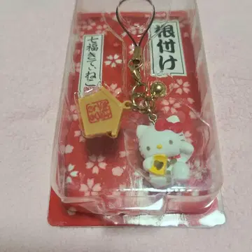 헬로키티 칠복키티 고양이 스트랩