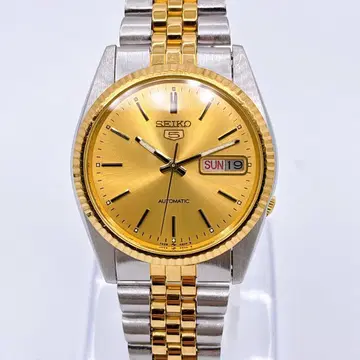 SEIKO 5 오토매틱 7009-3110 1995년 골드