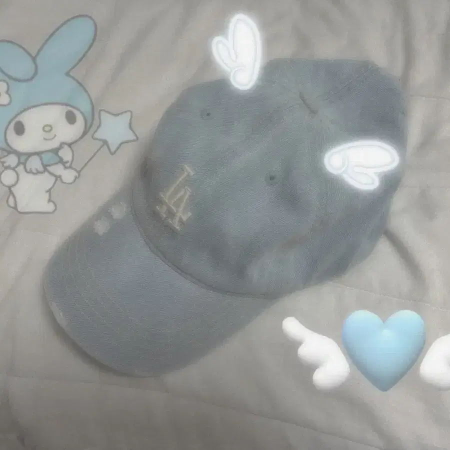 mlb 라이트블루 볼캡