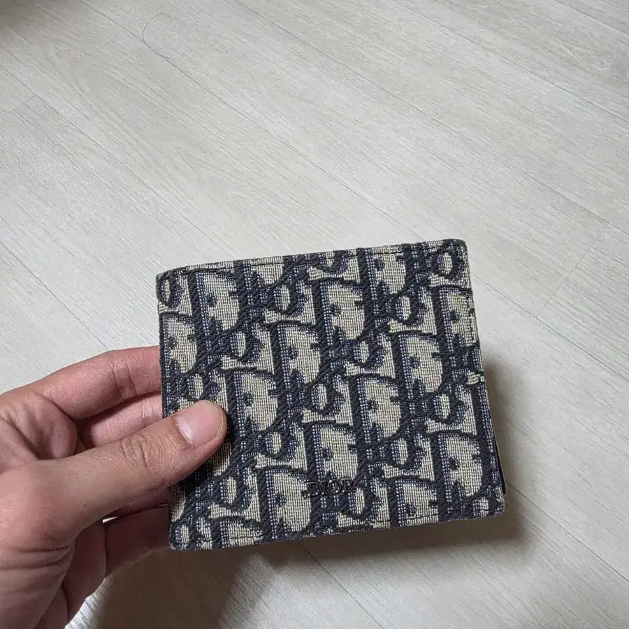 디올 오블리크 반지갑