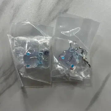 시나몬 산리오 크리스탈 메지루시 액세서리 가챠 2개 세트