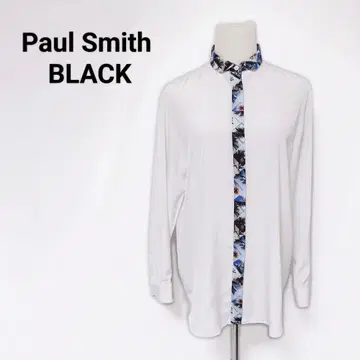 Paul Smith BLACK 폴스미스 블라우스 꽃무늬 절개 42 새상품급