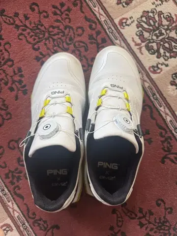 PING x BMZ 골프화 남성용 화이트 중고