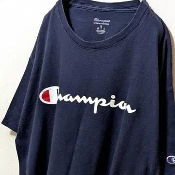 챔피온 Champion 로고 T셔츠 네이비 네이비 컬러 XL 구제 의류