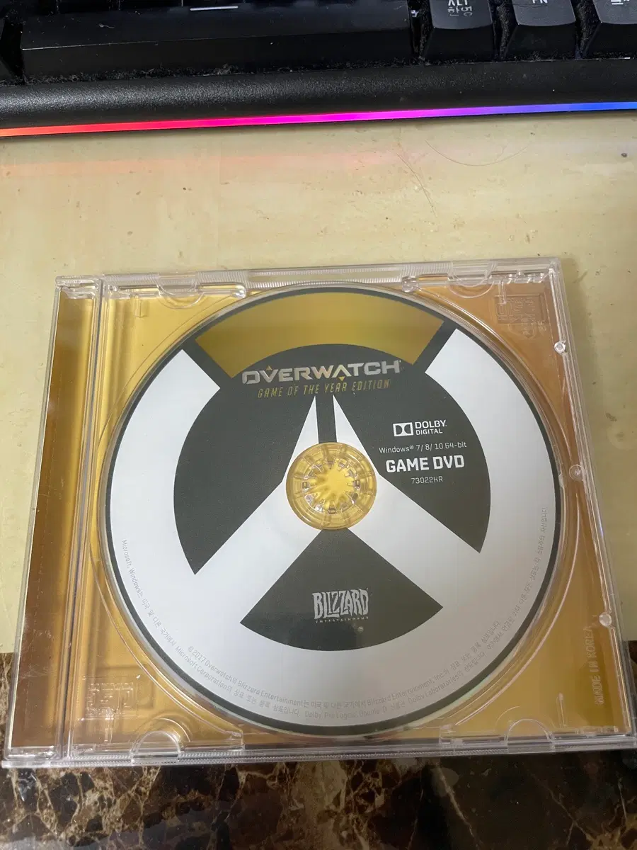 오버워치 year edition dvd