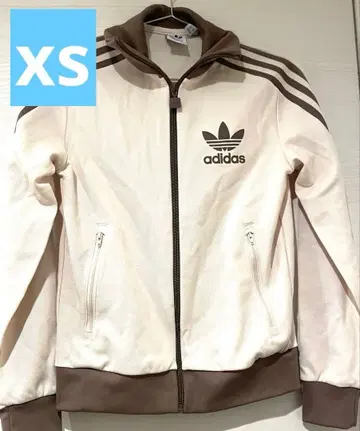 [새상품급] 아디다스 트랙 자켓 XS 크림 브라운 베이지