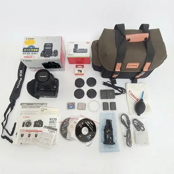 캐논 EOS 400D DSLR 카메라 풀세트