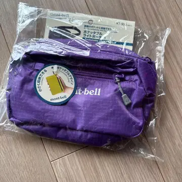 [ 미사용 새상품 ] montbell 포켓터블 라이트 파우치 S