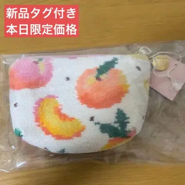 [오늘 한정 가격] [택 포함] FEILER 페이러 피치 도트 복숭아 파우치