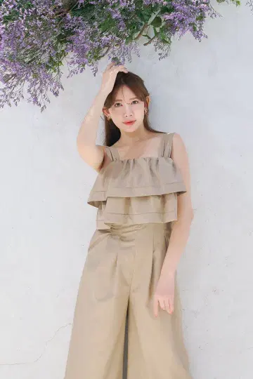 더블 티어드 백 리본 herlipto