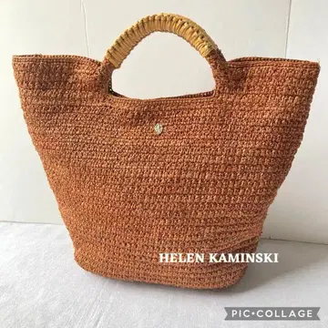 [새상품급] 헬렌 카민스키 라피아 토트백 바스켓백 Petani