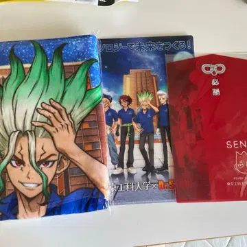 도쿄공과대학 닥터스톤 Dr.STONE 이시가미 센쿠 콜라보 굿즈