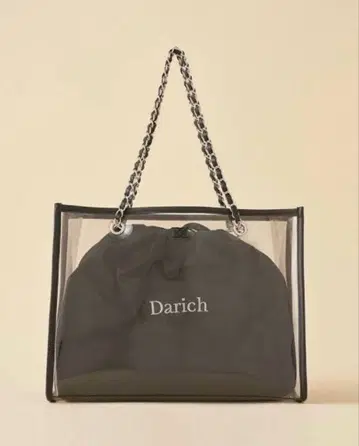 Darich DD 로고 클리어 보스턴 백