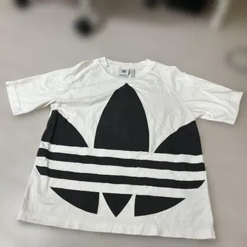adidas Originals 트레포일 티셔츠 화이트 XS
