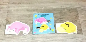 포켓몬 슬립 야돈&코닥 앞머리 클립 야돈 코닥 스티커