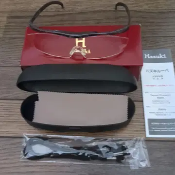 Hazuki 루페 라지 1.6배 클리어 렌즈 블랙 그레이