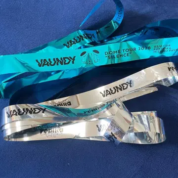 Vaundy 은색 테이프 2개 세트 노컷