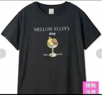 젤라또피케 접촉 냉감 COOL 레이온 디저트 로고 T셔츠