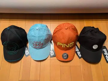 PING 골프 캡 4종 세트 미사용 새상품