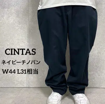 신타스 워크 네이비 치노 팬츠 빅사이즈 W44 L31 상당