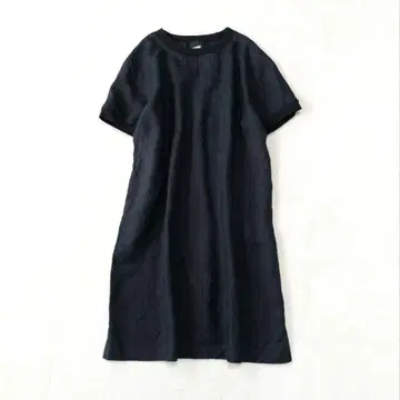 새상품급 마가렛호웰 SHIRTING LINEN 원피스 네이비