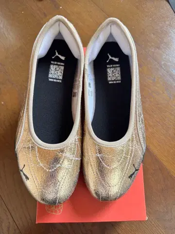 PUMA 푸마 캐치 솔레이유 발레리나 골드 23.5cm