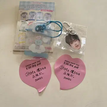 JO1 코노 준키 얼굴 아크릴 키링 마이크 해피 플레이트 덤 포함