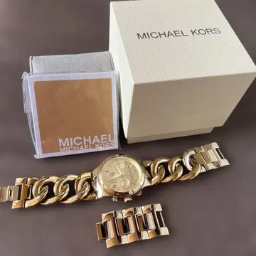 MICHAEL KORS 여성용 손목시계 골드 체인