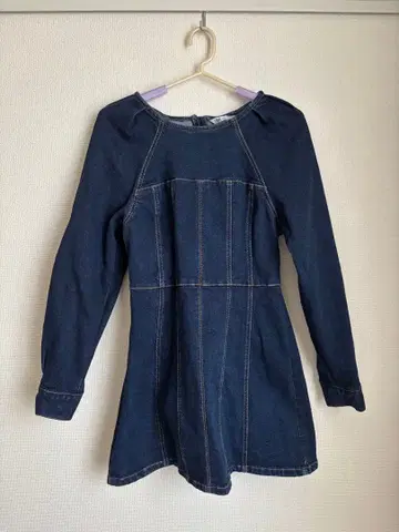 ZARA 데님 원피스 인디고 블루
