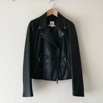 GAP 인조 가죽 자켓 XS 블랙