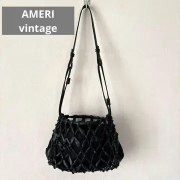 AMERI vintage 2WAY MINI MESH BAG 블랙