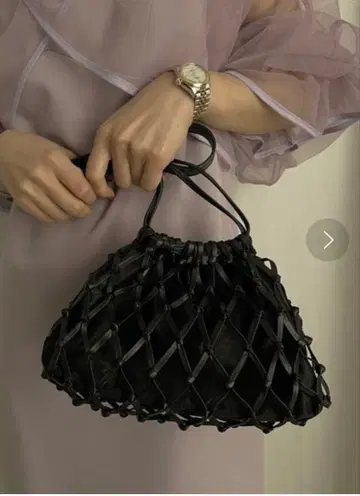 AMERI vintage 2WAY MINI MESH BAG 블랙