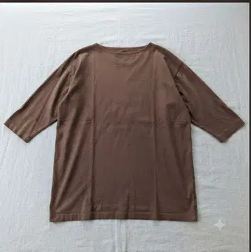 새상품급 45R / 45rpm 5부 소매 오버 실루엣 T셔츠 일본제