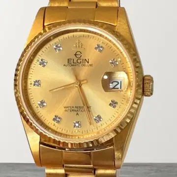 [ 작동 ] ELGIN 엘진 FK-522-A 자동 와인딩 올 골드
