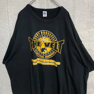 러셀 애슬레틱 THE VELT 농구 프린트 T셔츠 3XL