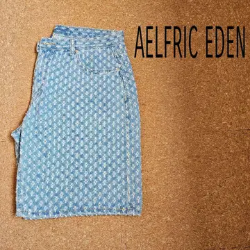 AELFRIC EDEN 데님 하프 팬츠