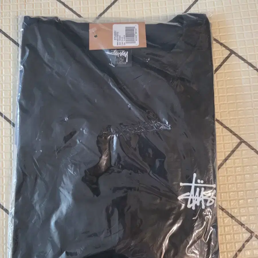 스투시 반팔티 블랙 XL