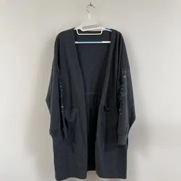 drug store's 가디건 다크 그레이 얇은 소재 F 사이즈