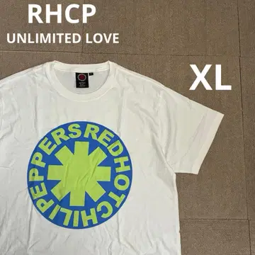 RHCP 언리미티드 러브 투어 티 화이트 XL 라이브 티셔츠 렛치리