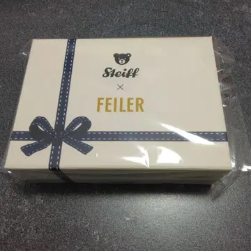 FEILER 페이러 Steiff 슈타이프 콜라보 손수건 세트