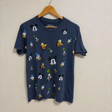 Disney 캐릭터 올 패턴 T셔츠