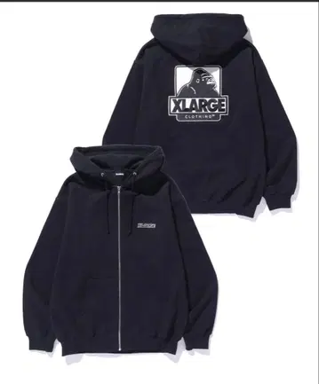 XLARGE 자수 블랙 후드티