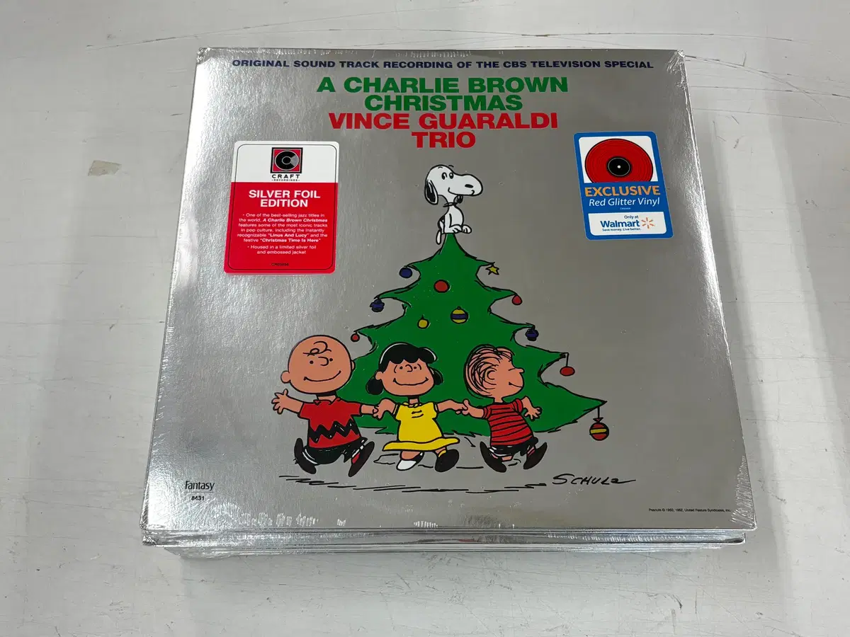 [새상품] A Charlie Brown Christmas Red Glitter Vinyl / 무료배송