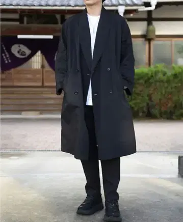 Graphpaper 가먼트 다이 샵코트 네이비