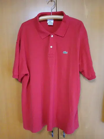 LACOSTE 라코스테 피케 셔츠 레드