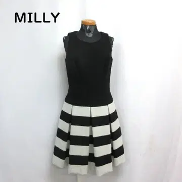 MY3649 MILLY 밀리 원피스 보더 사이즈 4 USA제