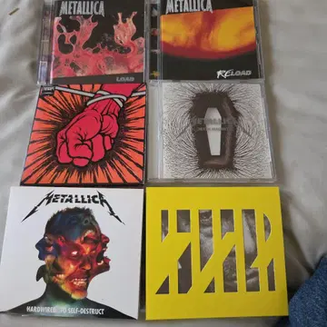 Metallica CD 6장 세트